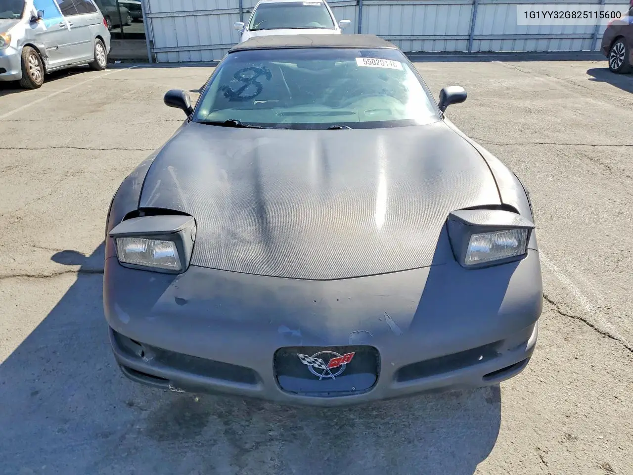 2002 Chevrolet Corvette VIN: 1G1YY32G825115600 Lot: 55020116