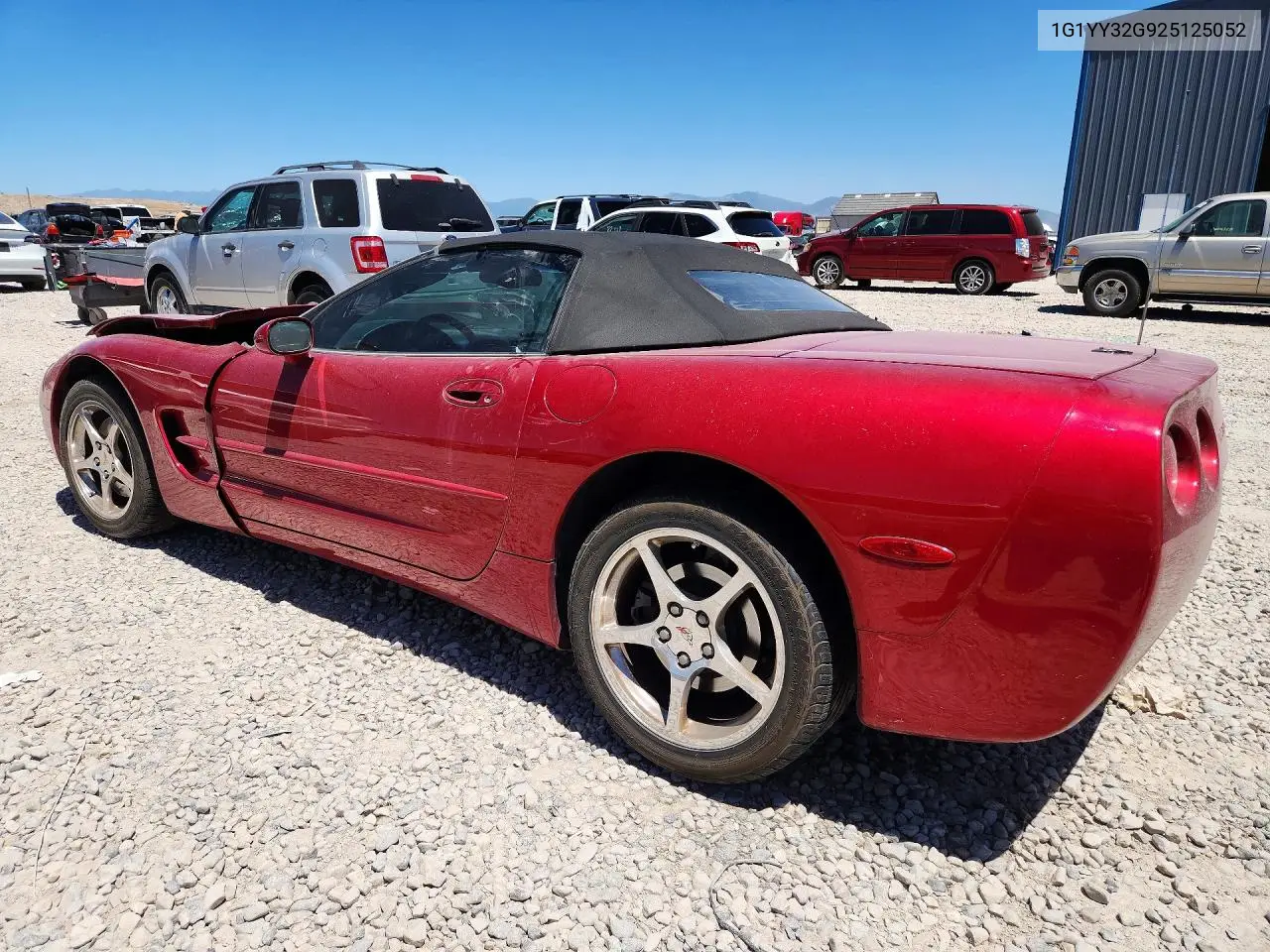 2002 Chevrolet Corvette VIN: 1G1YY32G925125052 Lot: 57019946