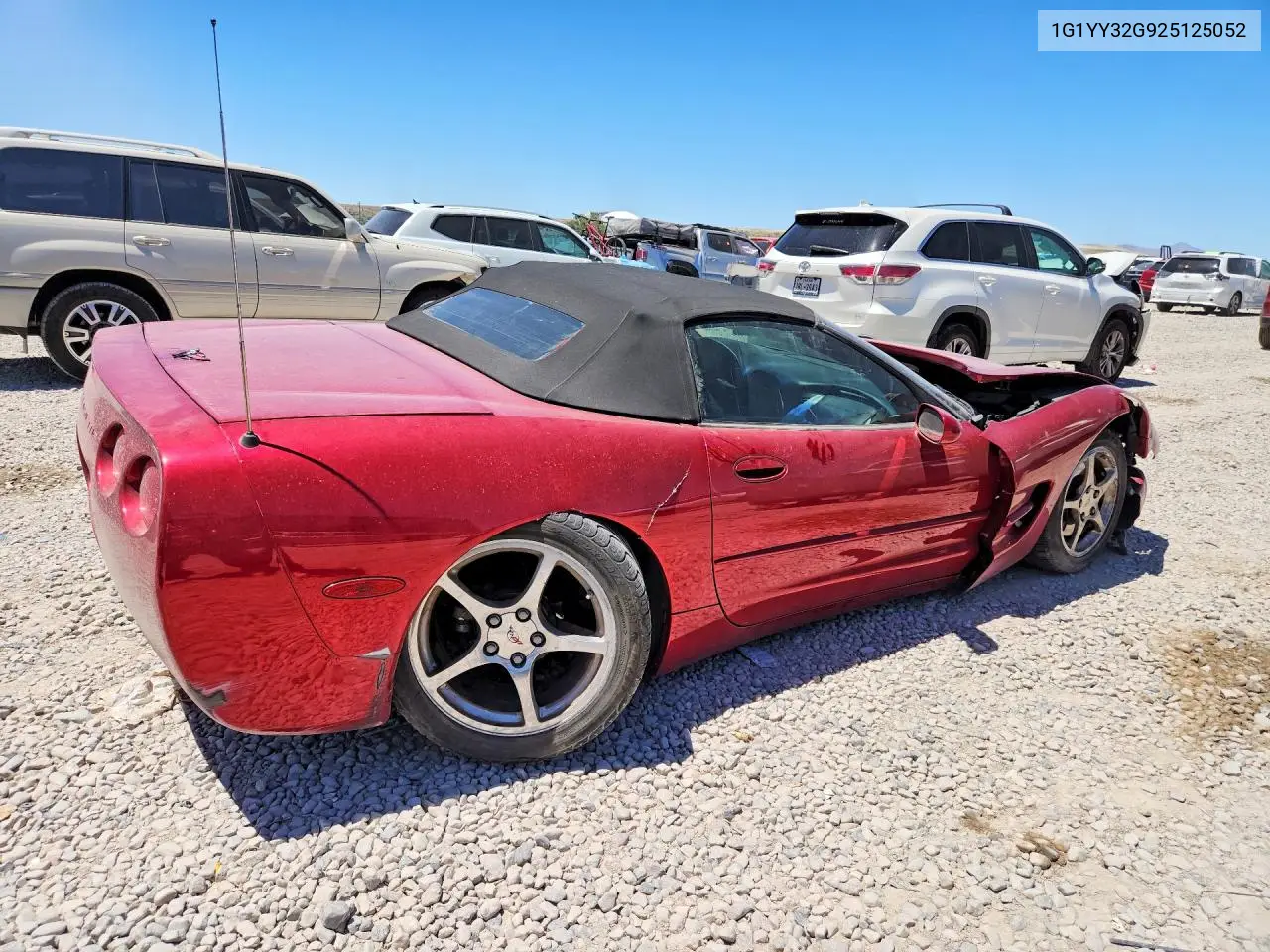 2002 Chevrolet Corvette VIN: 1G1YY32G925125052 Lot: 57019946