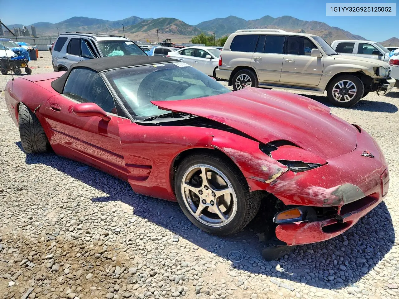 2002 Chevrolet Corvette VIN: 1G1YY32G925125052 Lot: 57019946