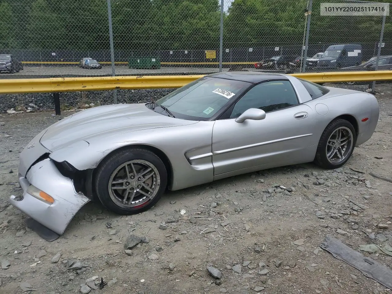 2002 Chevrolet Corvette VIN: 1G1YY22G025117416 Lot: 57266216
