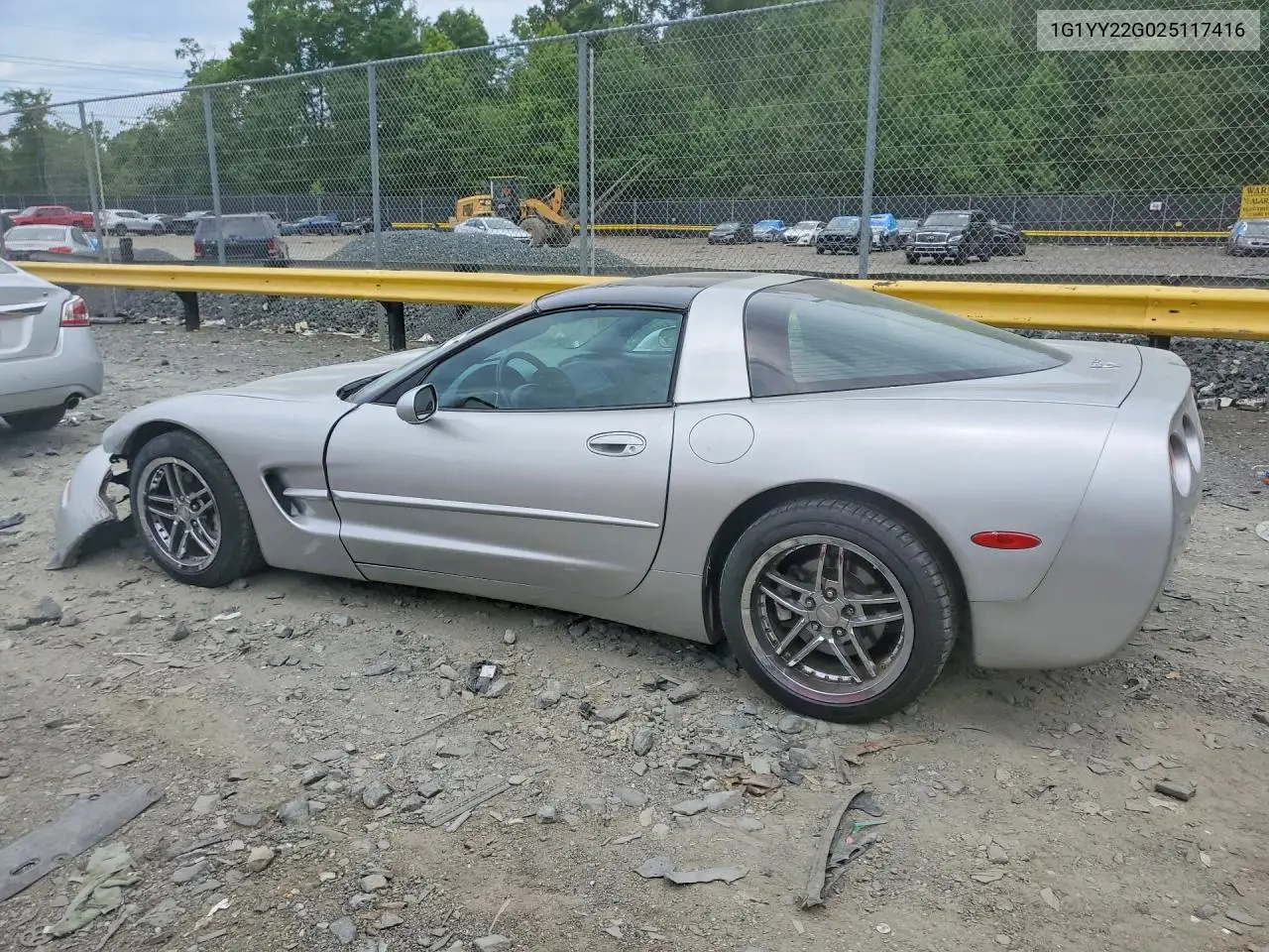 2002 Chevrolet Corvette VIN: 1G1YY22G025117416 Lot: 57266216