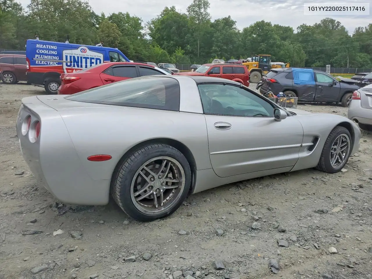 2002 Chevrolet Corvette VIN: 1G1YY22G025117416 Lot: 57266216