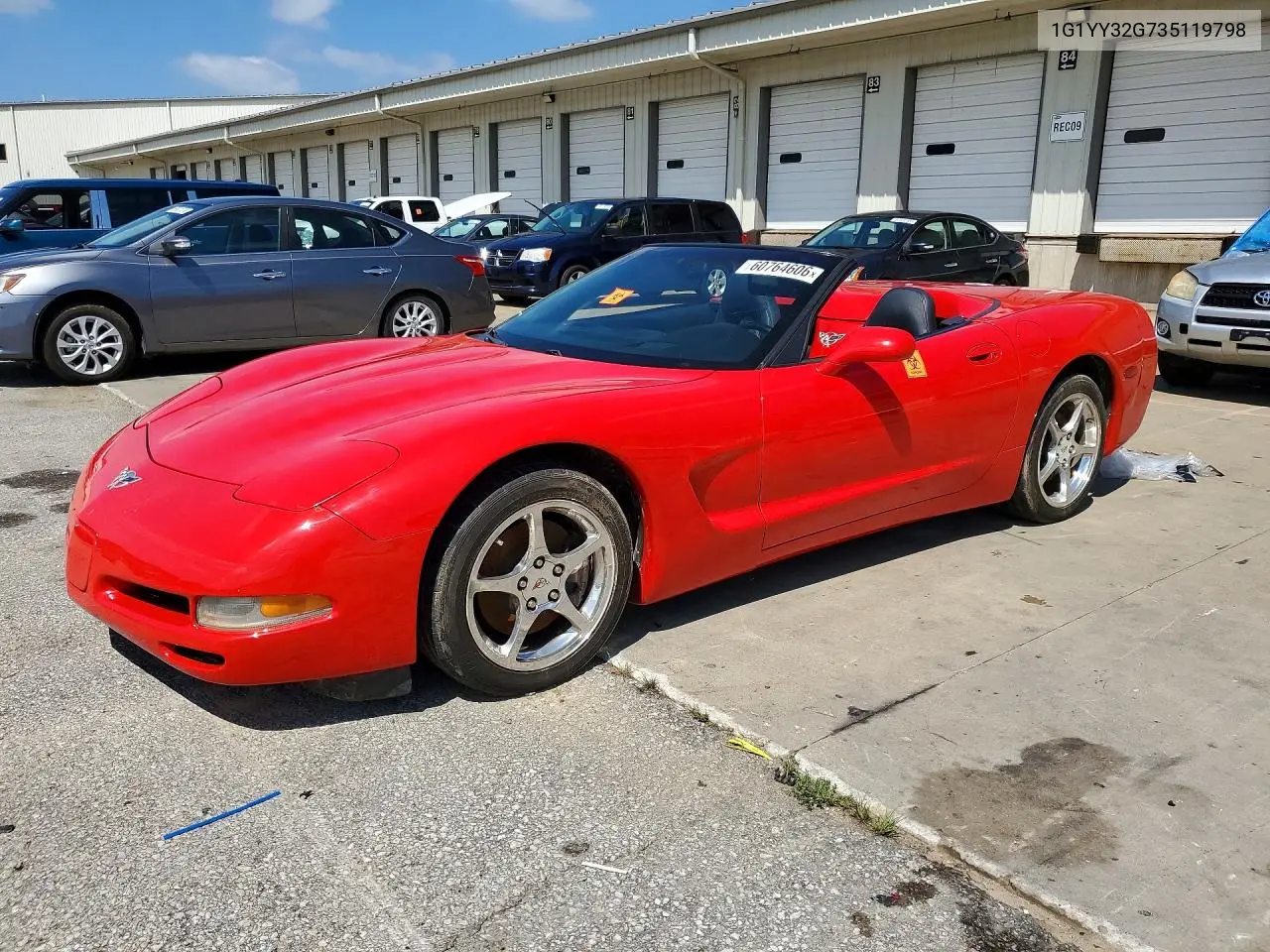 2003 Chevrolet Corvette VIN: 1G1YY32G735119798 Lot: 60764606