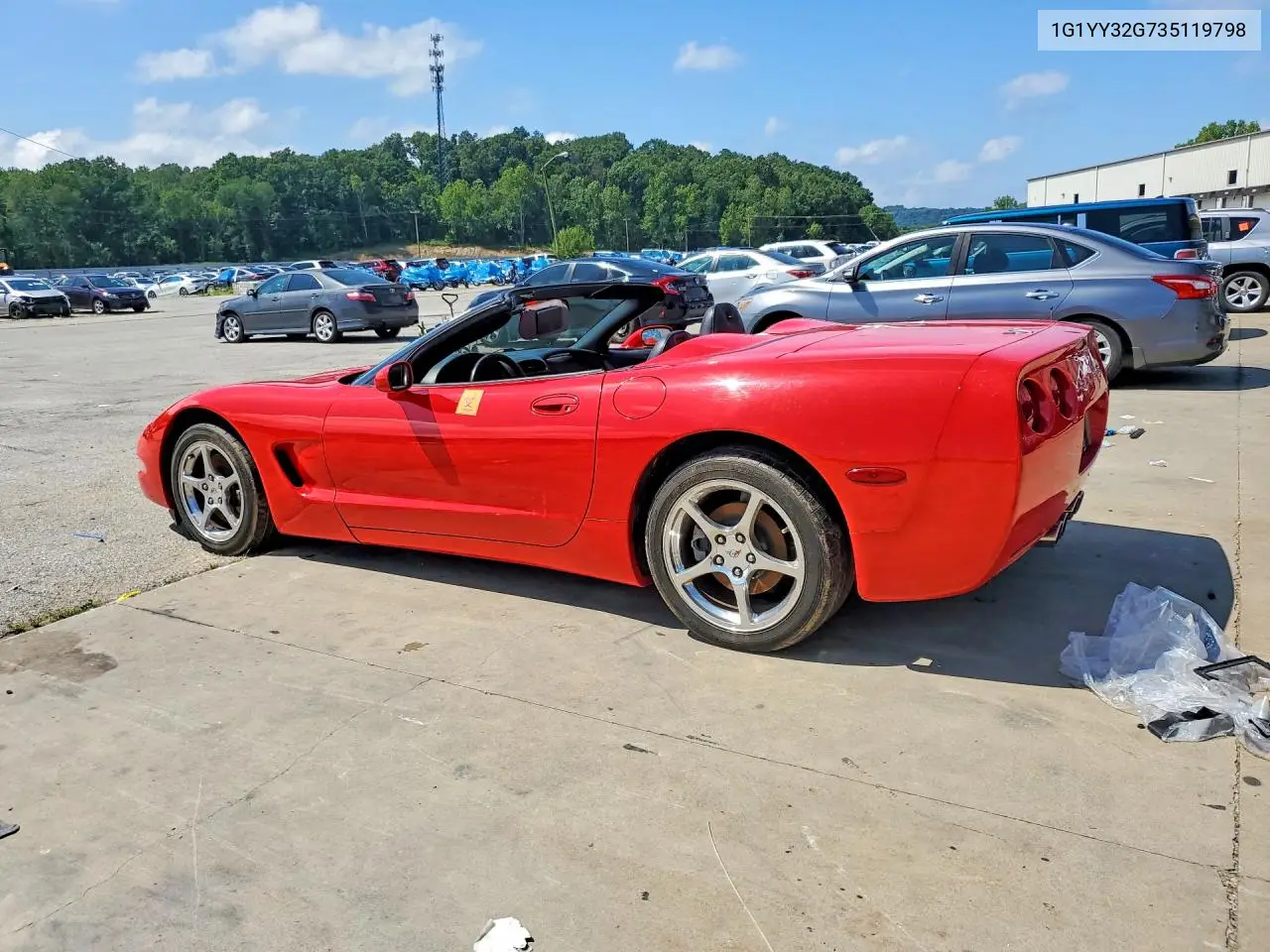 2003 Chevrolet Corvette VIN: 1G1YY32G735119798 Lot: 60764606