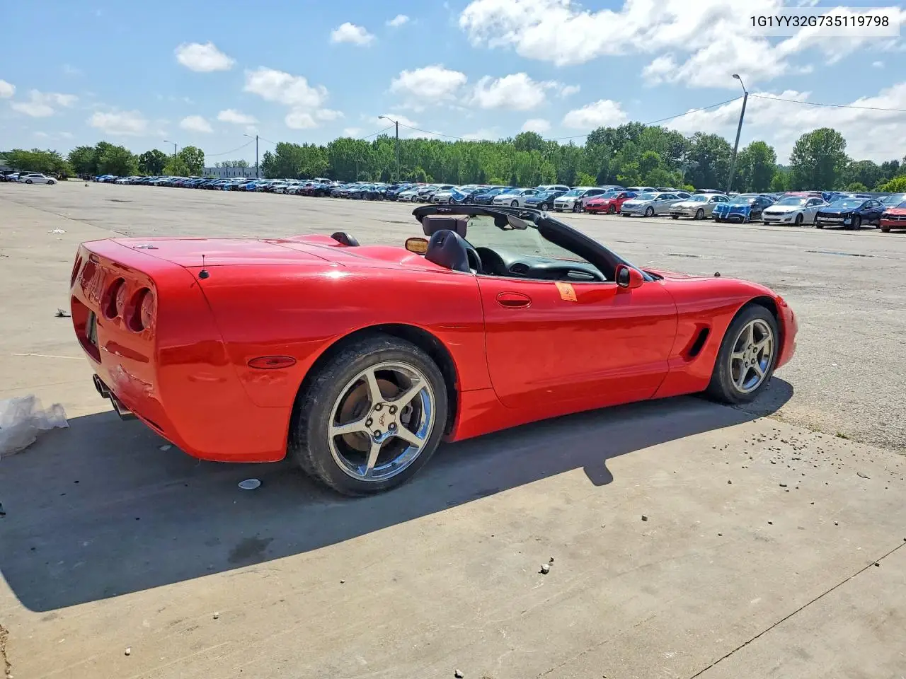 2003 Chevrolet Corvette VIN: 1G1YY32G735119798 Lot: 60764606