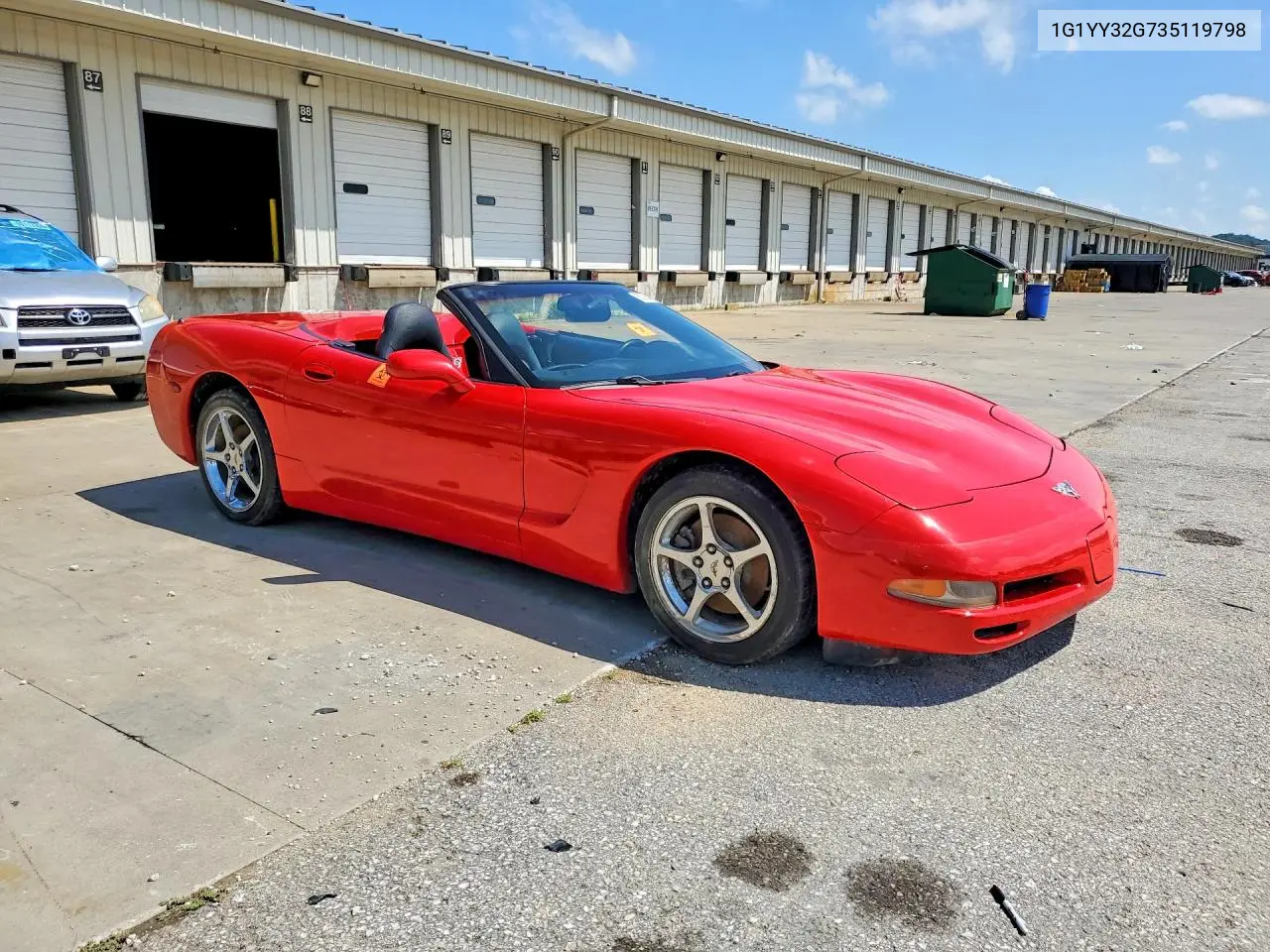 2003 Chevrolet Corvette VIN: 1G1YY32G735119798 Lot: 60764606