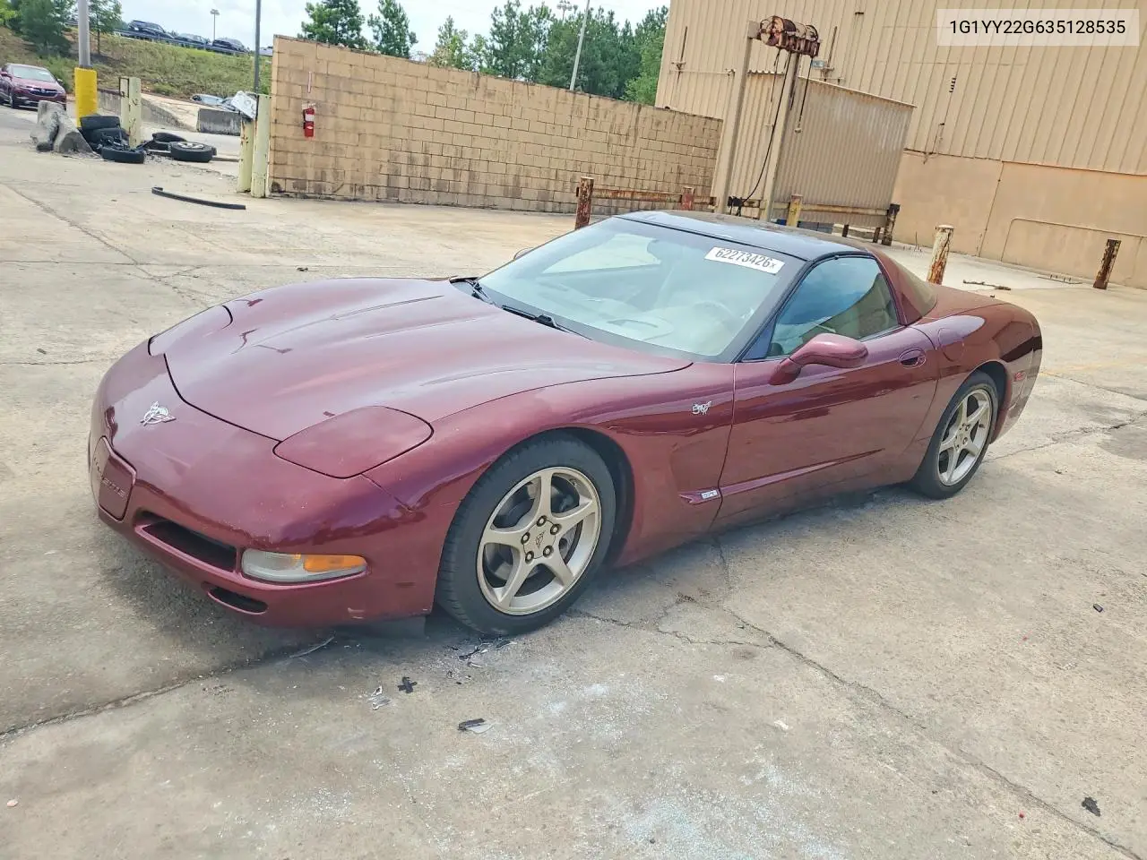 2003 Chevrolet Corvette VIN: 1G1YY22G635128535 Lot: 62273426