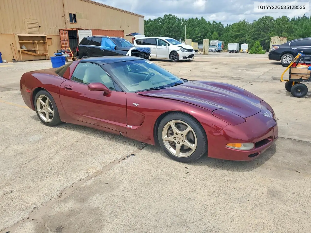 2003 Chevrolet Corvette VIN: 1G1YY22G635128535 Lot: 62273426