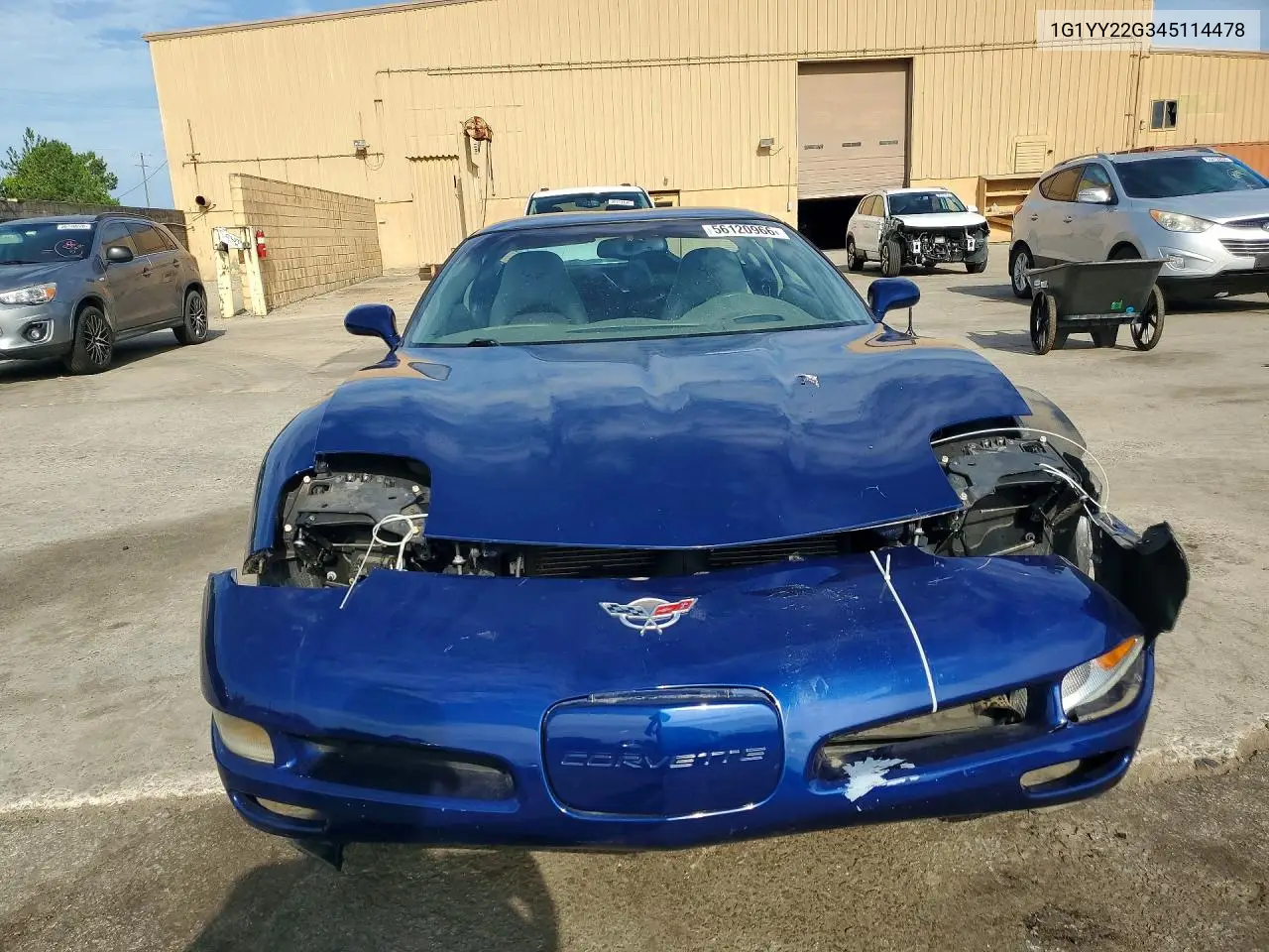 2004 Chevrolet Corvette VIN: 1G1YY22G345114478 Lot: 56120966