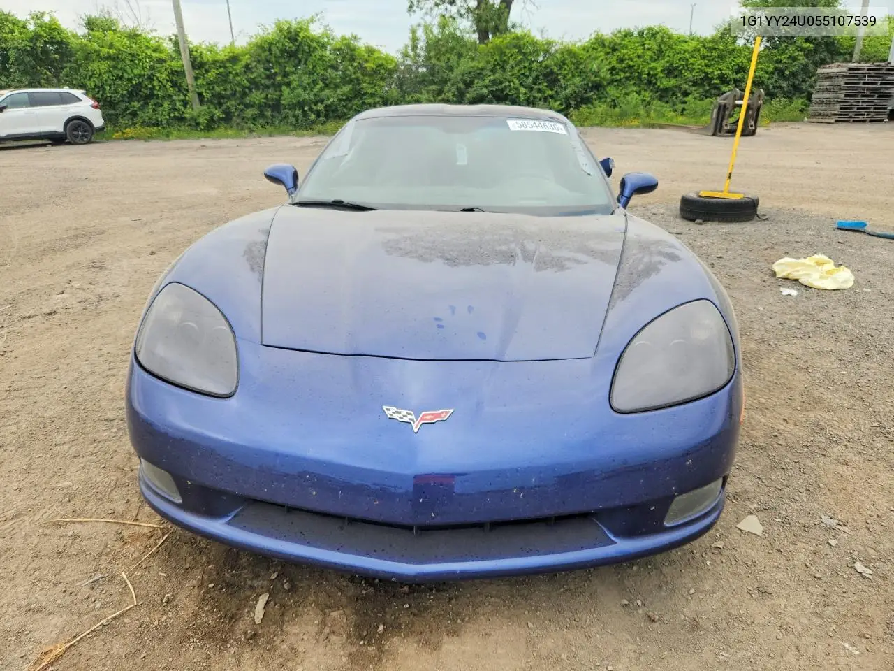 2005 Chevrolet Corvette VIN: 1G1YY24U055107539 Lot: 58544636