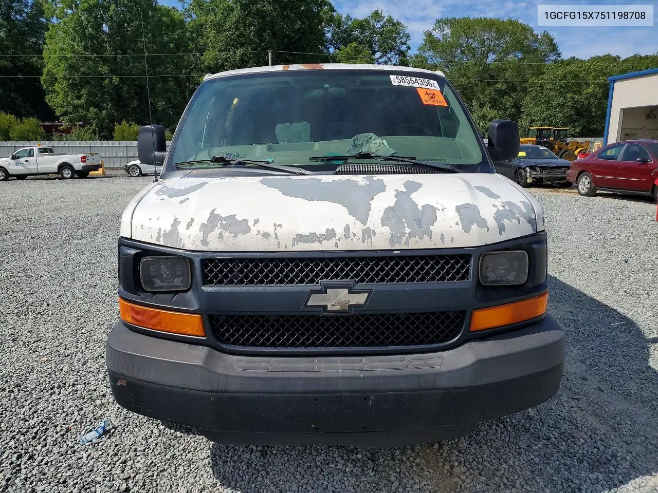 2005 Chevrolet Uk VIN: 1GCFG15X751198708 Lot: 58554356