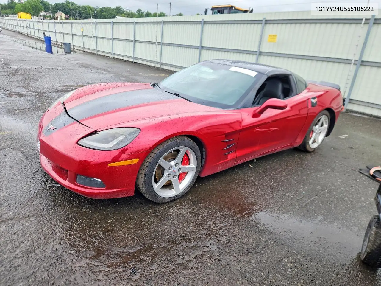 2005 Chevrolet Corvette VIN: 1G1YY24U555105222 Lot: 59587626