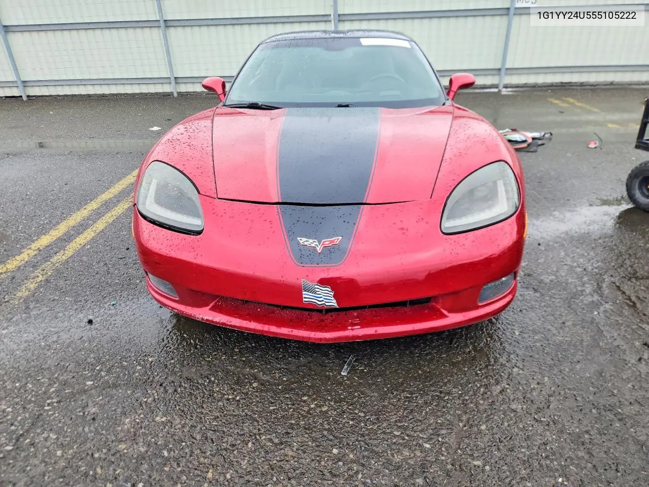 2005 Chevrolet Corvette VIN: 1G1YY24U555105222 Lot: 59587626