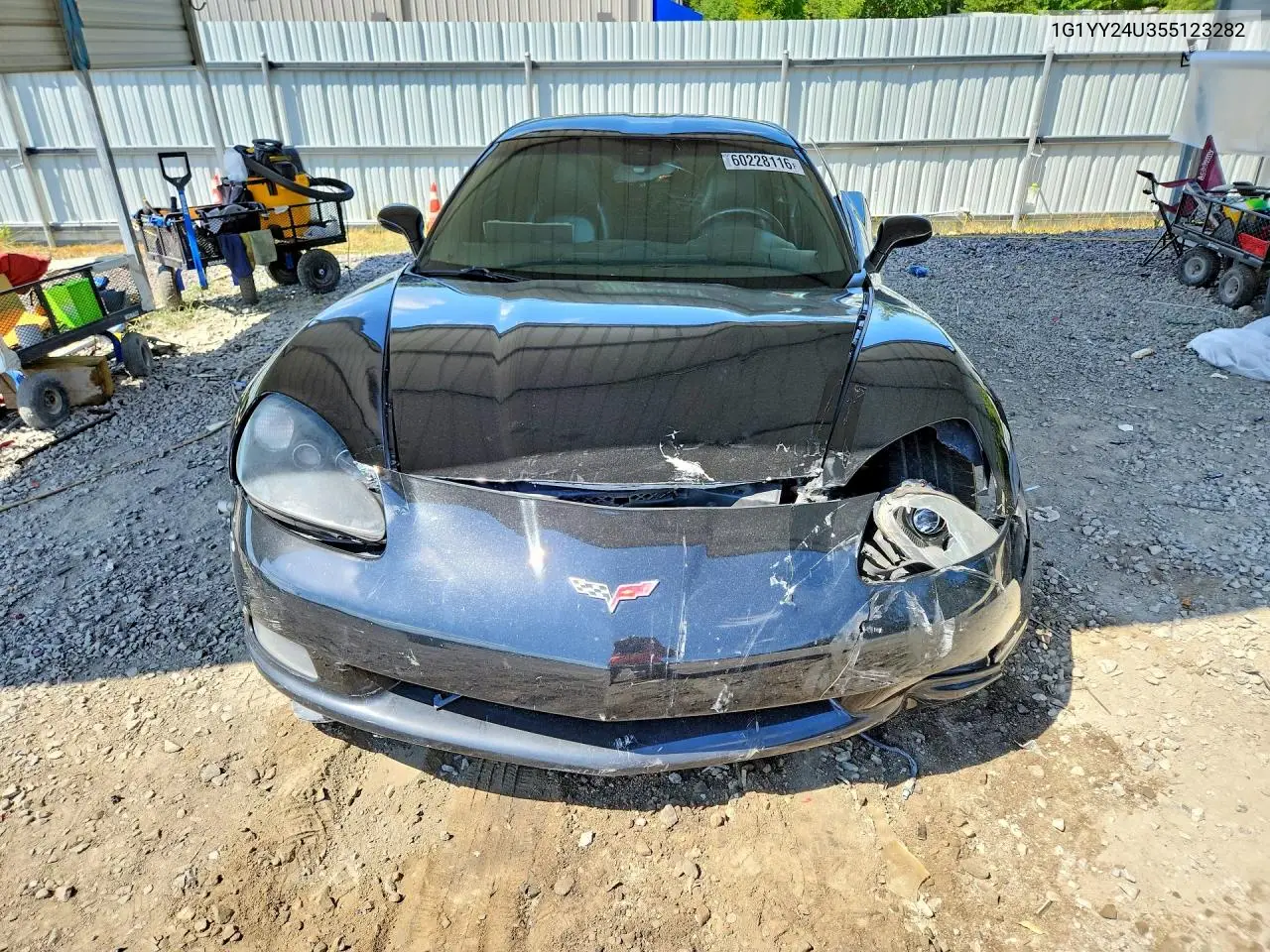 2005 Chevrolet Corvette VIN: 1G1YY24U355123282 Lot: 60228116