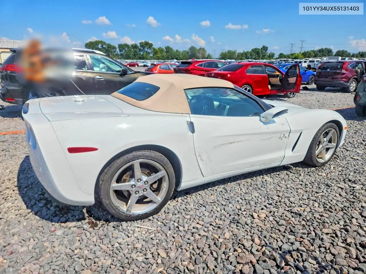 2005 Chevrolet Corvette VIN: 1G1YY34UX55131403 Lot: 60590136