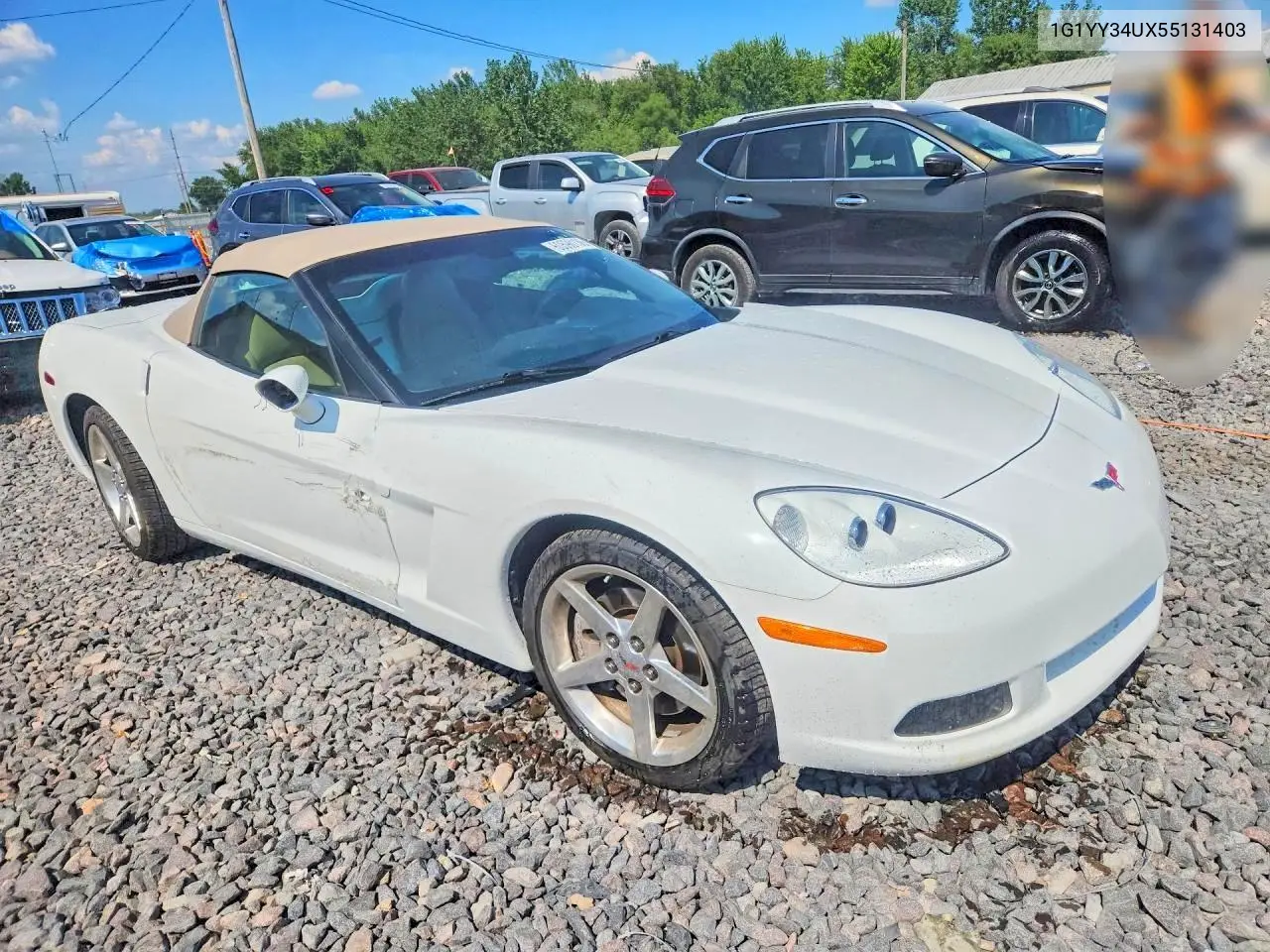 2005 Chevrolet Corvette VIN: 1G1YY34UX55131403 Lot: 60590136