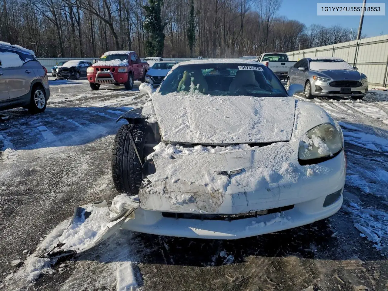 2005 Chevrolet Corvette VIN: 1G1YY24U555118553 Lot: 96735675