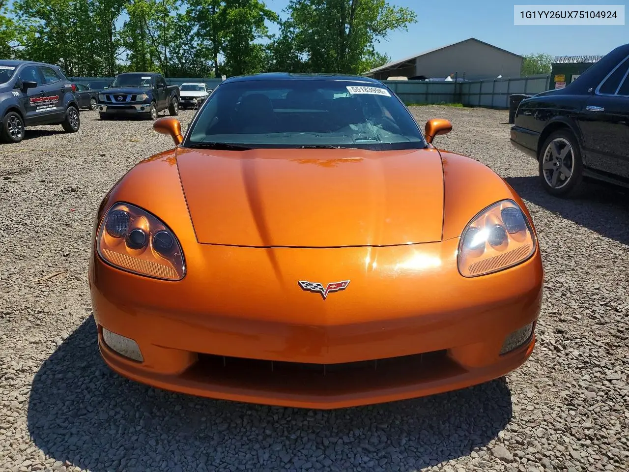 2007 Chevrolet Corvette VIN: 1G1YY26UX75104924 Lot: 55183996