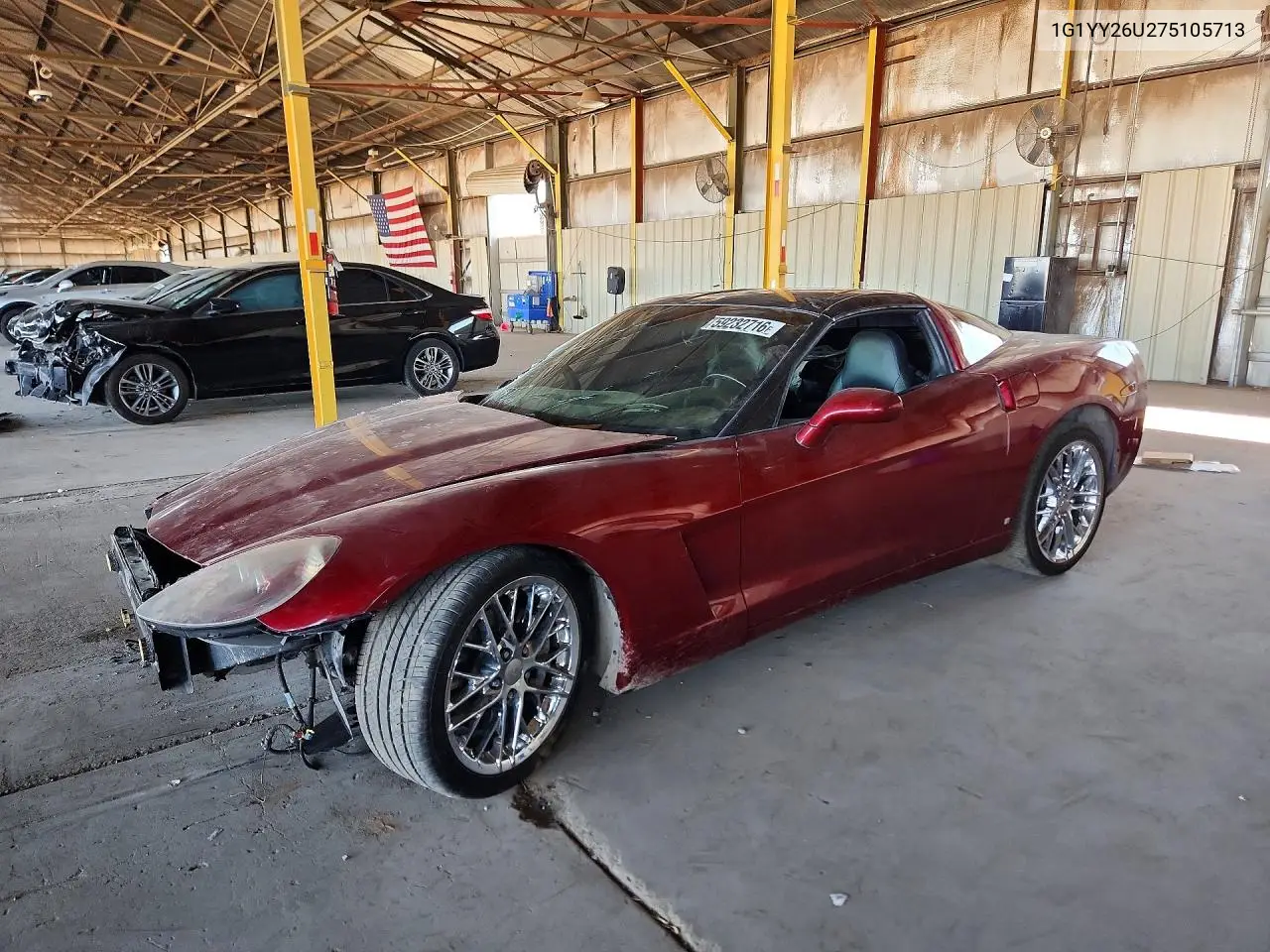 2007 Chevrolet Corvette VIN: 1G1YY26U275105713 Lot: 59232716