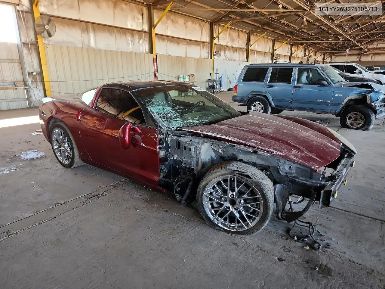 2007 Chevrolet Corvette VIN: 1G1YY26U275105713 Lot: 59232716