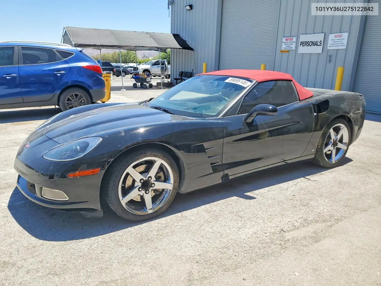 2007 Chevrolet Corvette VIN: 1G1YY36U275122842 Lot: 59695146