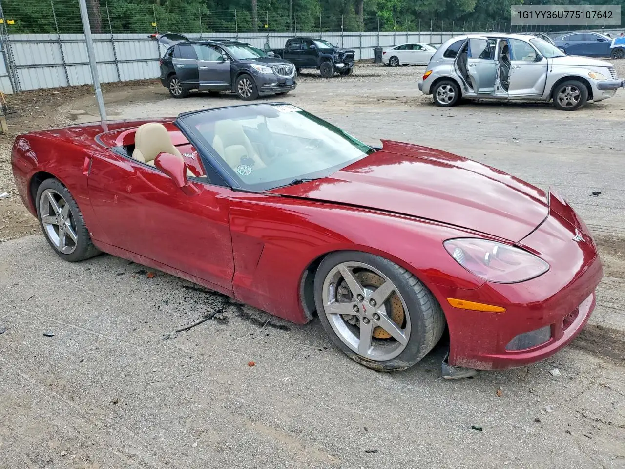 2007 Chevrolet Corvette VIN: 1G1YY36U775107642 Lot: 60770066