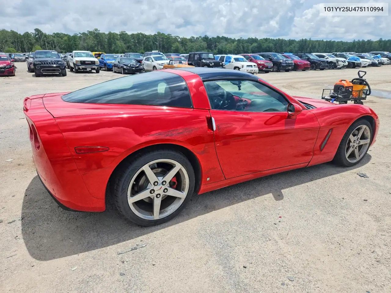 2007 Chevrolet Corvette VIN: 1G1YY25U475110994 Lot: 60843646