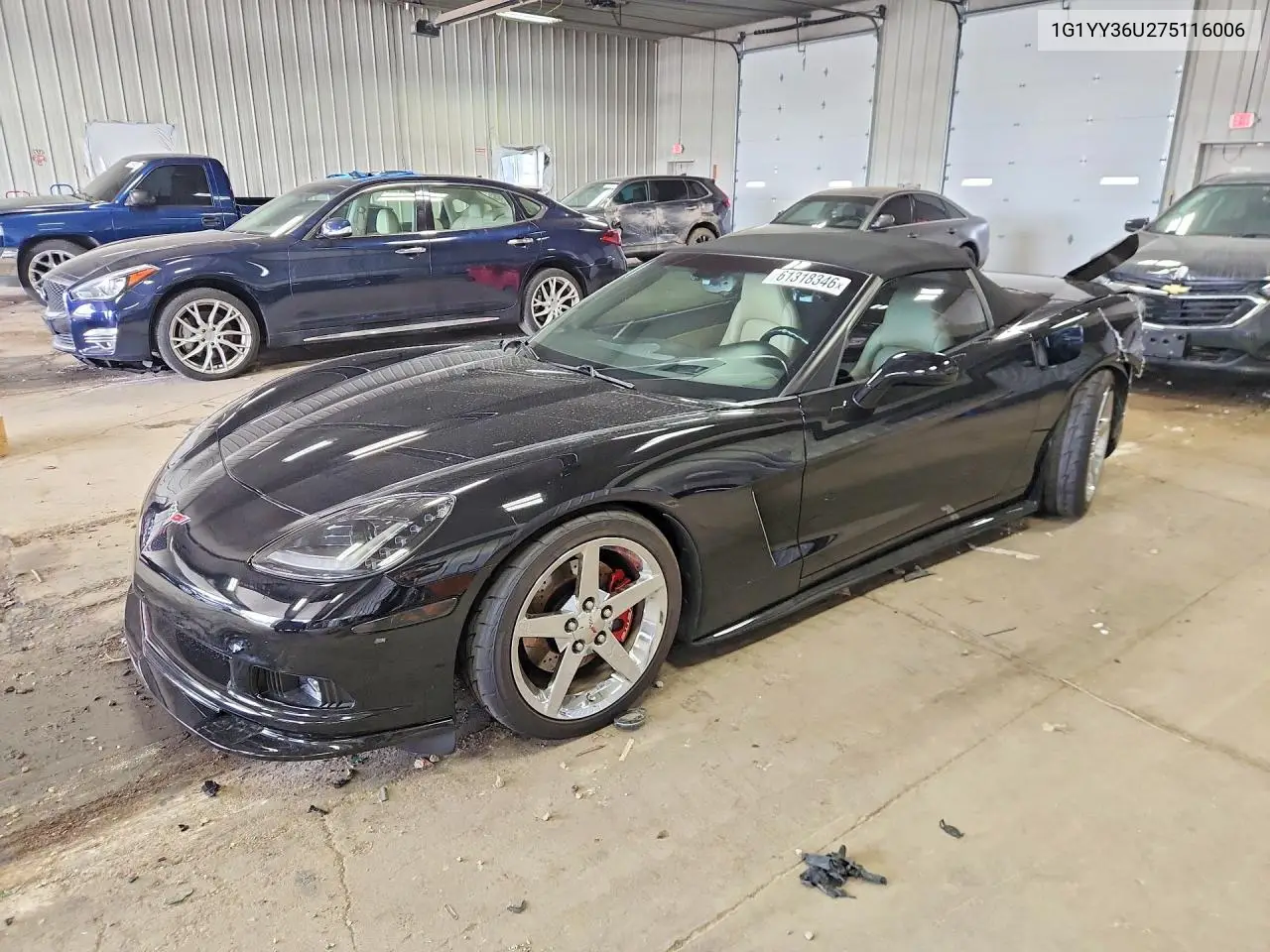 2007 Chevrolet Corvette VIN: 1G1YY36U275116006 Lot: 61318346