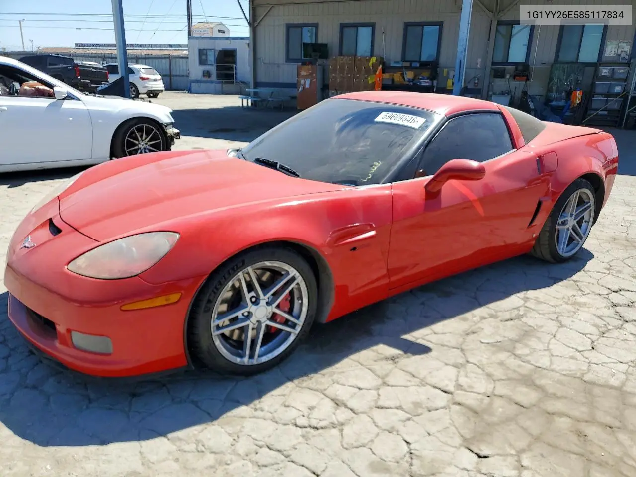 2008 Chevrolet Corvette Z06 VIN: 1G1YY26E585117834 Lot: 59609646