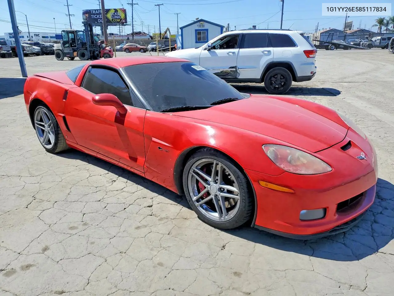 2008 Chevrolet Corvette Z06 VIN: 1G1YY26E585117834 Lot: 59609646