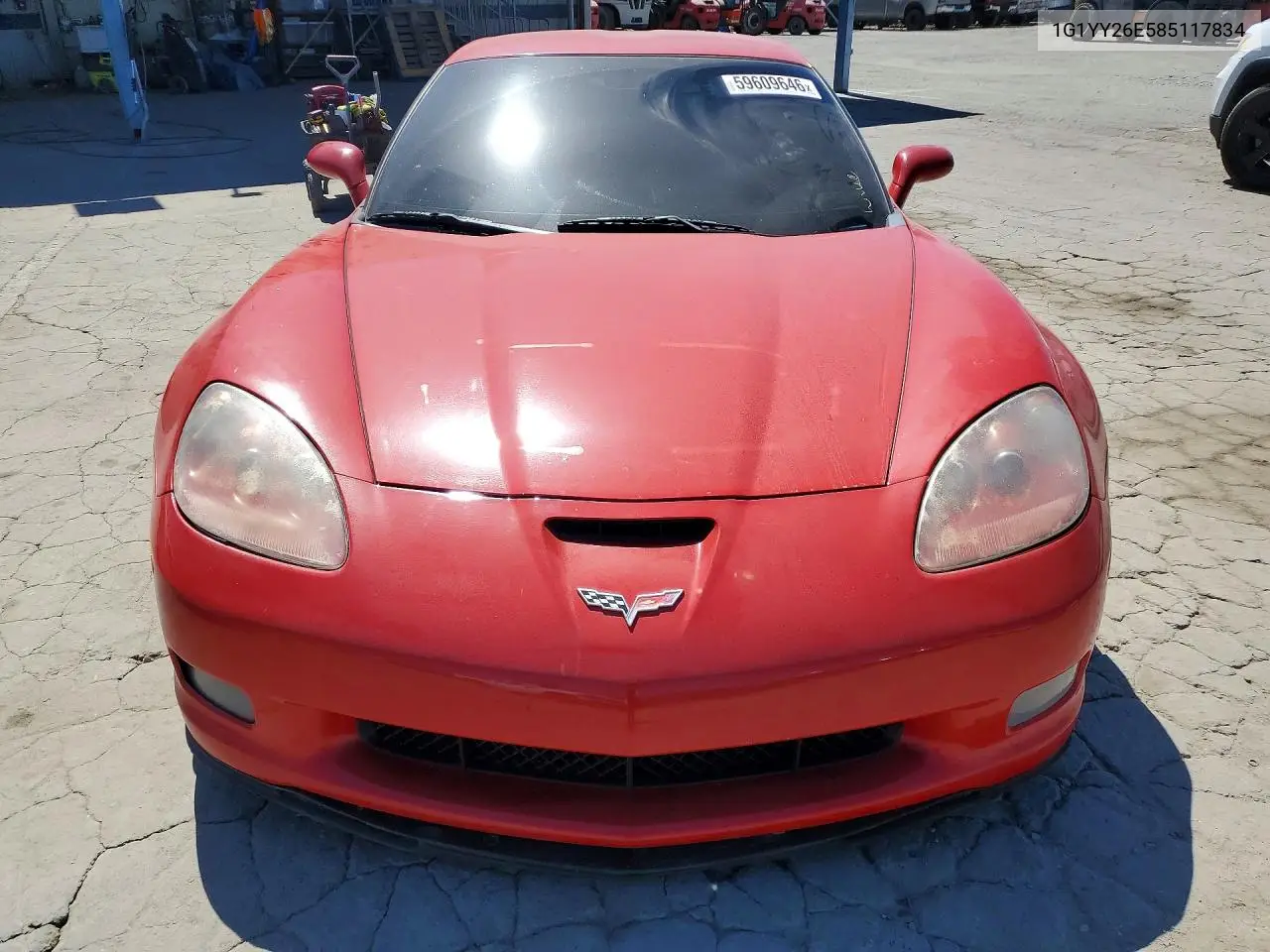 2008 Chevrolet Corvette Z06 VIN: 1G1YY26E585117834 Lot: 59609646