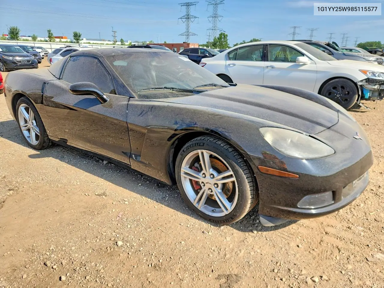 2008 Chevrolet Corvette VIN: 1G1YY25W985115577 Lot: 60563396
