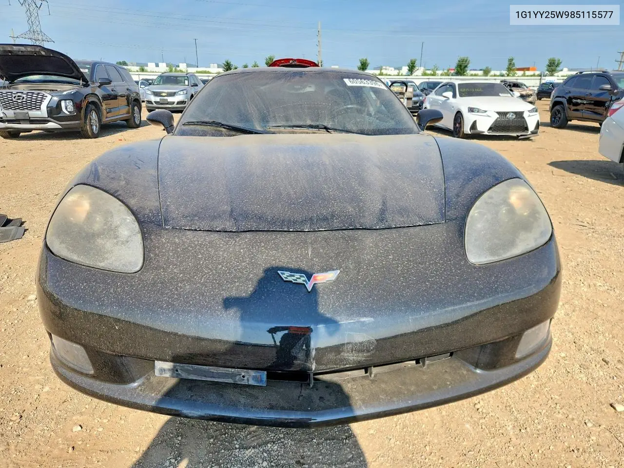 2008 Chevrolet Corvette VIN: 1G1YY25W985115577 Lot: 60563396