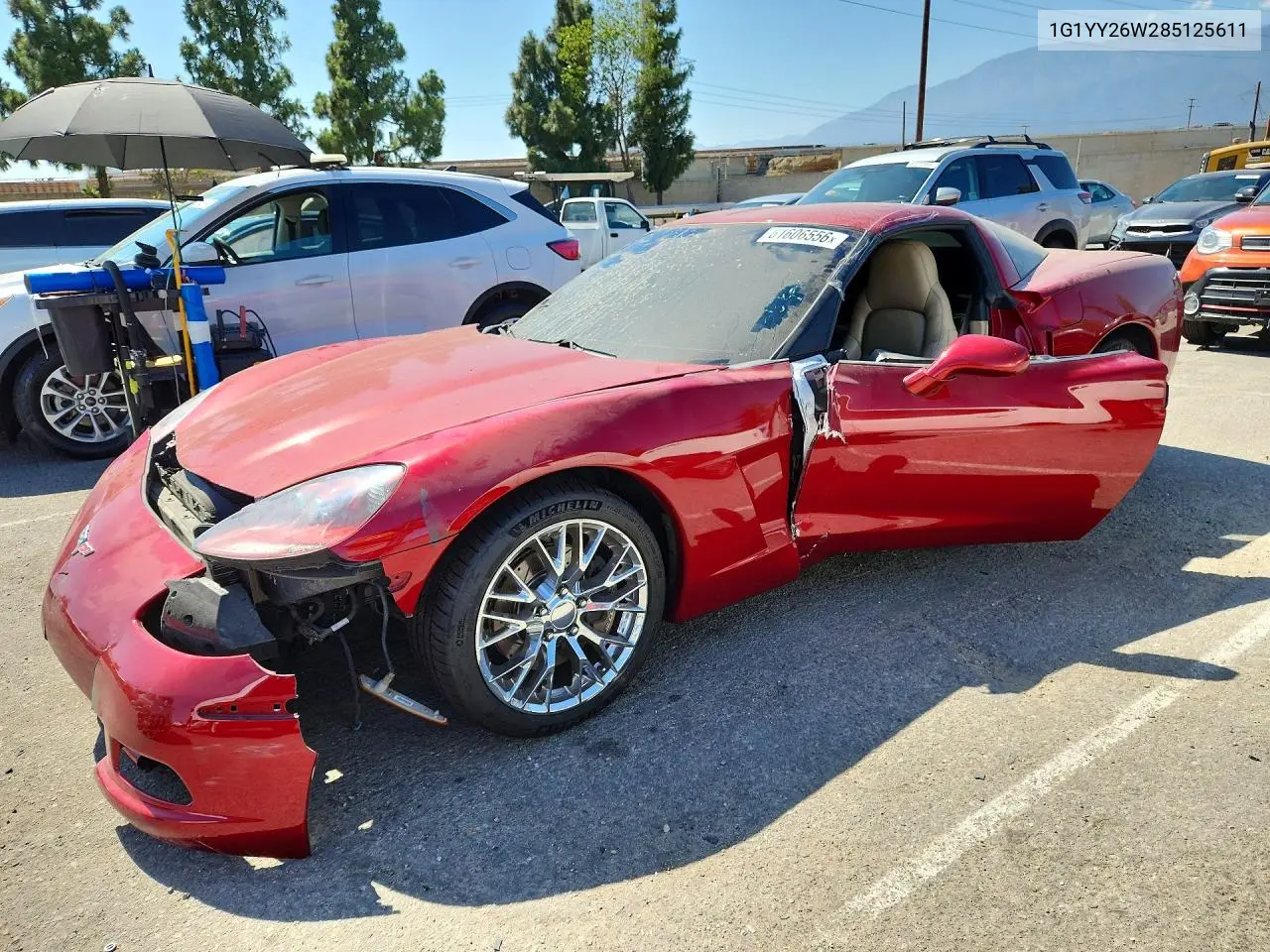 2008 Chevrolet Corvette VIN: 1G1YY26W285125611 Lot: 61606556