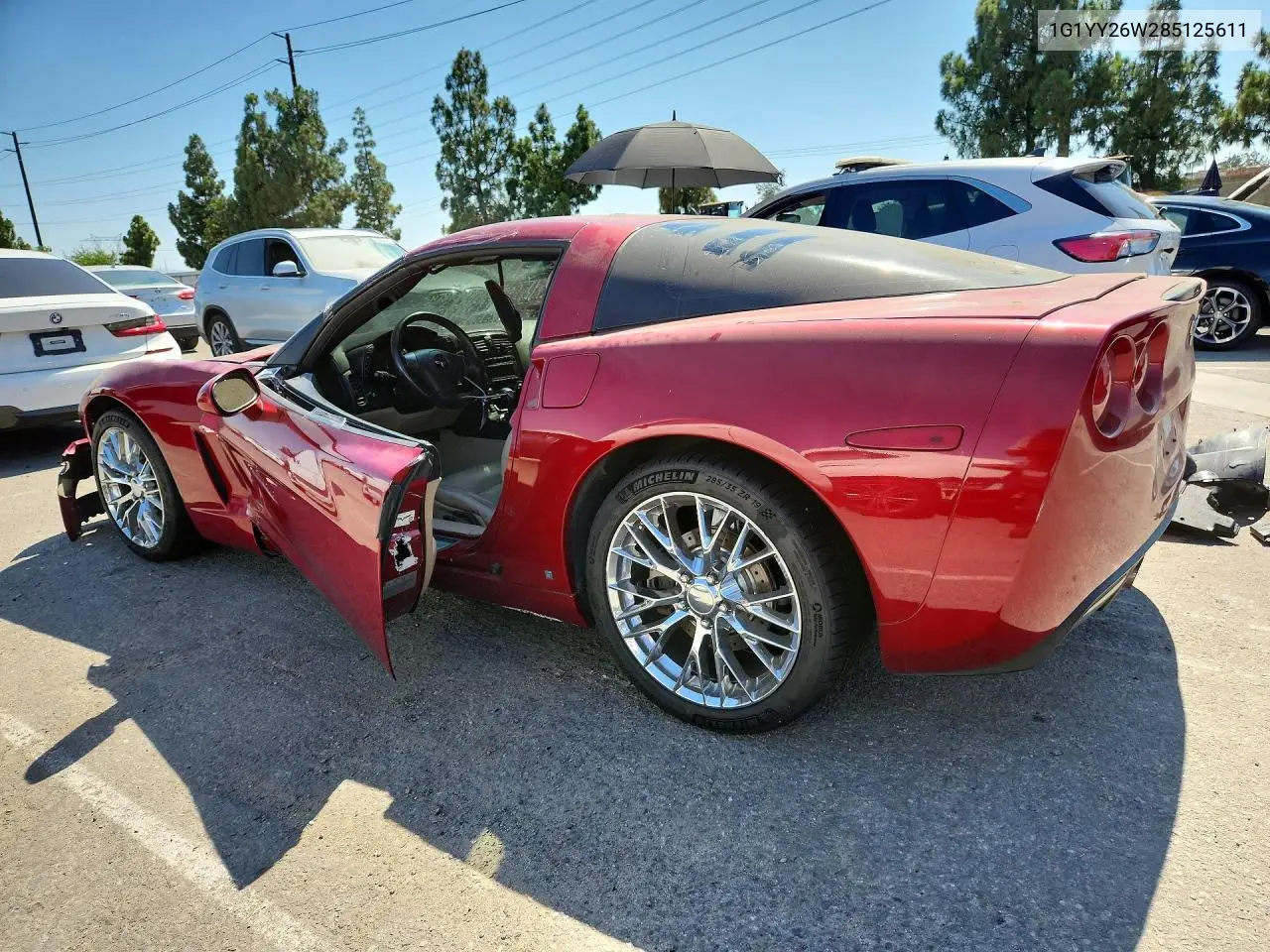2008 Chevrolet Corvette VIN: 1G1YY26W285125611 Lot: 61606556
