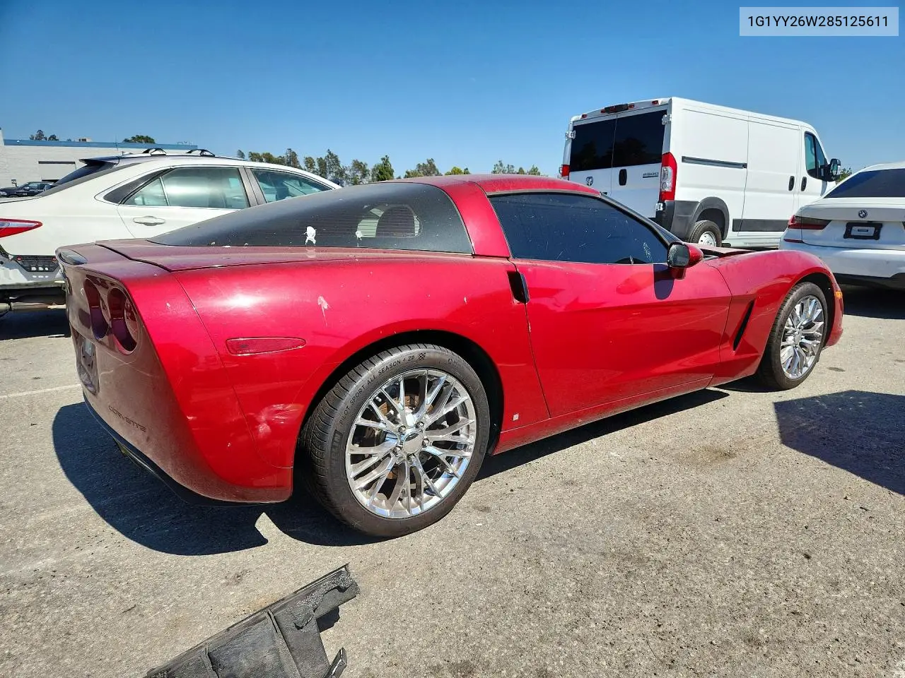 2008 Chevrolet Corvette VIN: 1G1YY26W285125611 Lot: 61606556