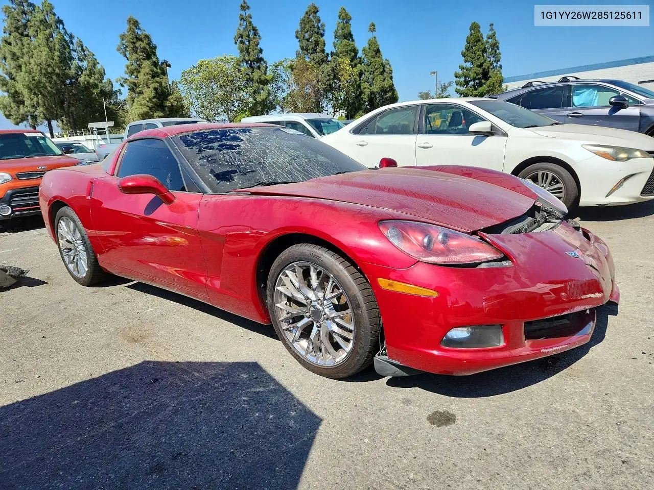 2008 Chevrolet Corvette VIN: 1G1YY26W285125611 Lot: 61606556