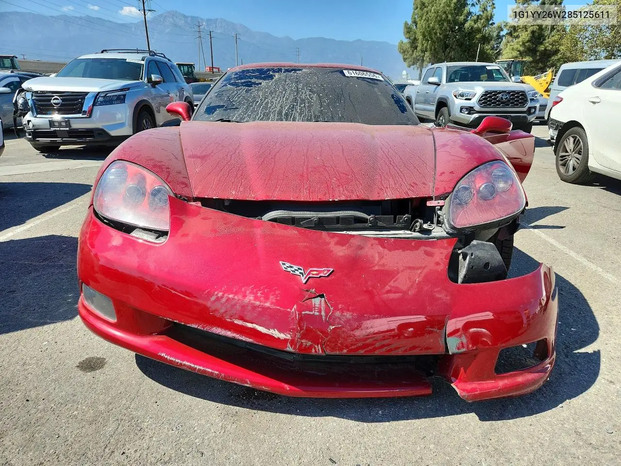 2008 Chevrolet Corvette VIN: 1G1YY26W285125611 Lot: 61606556