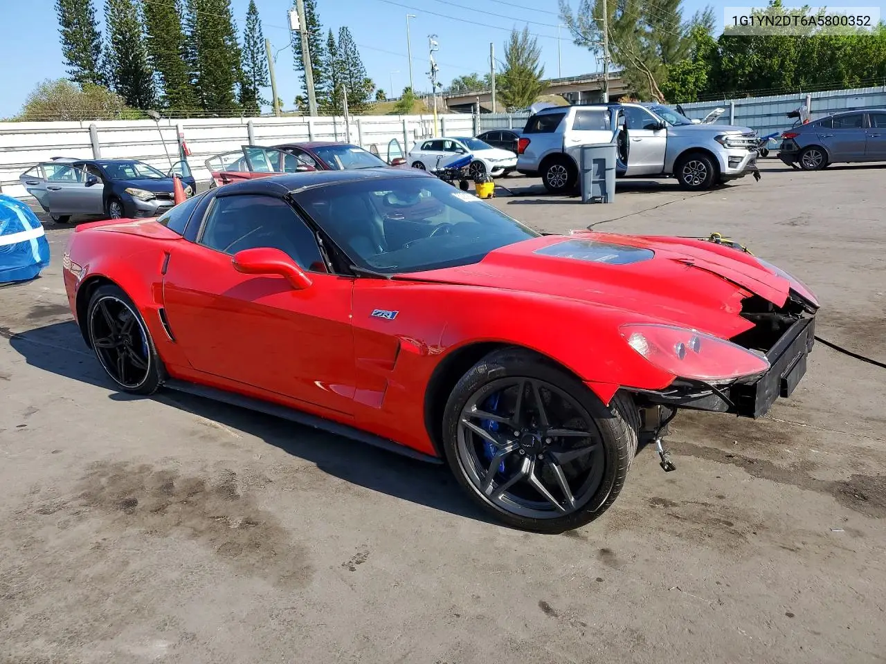 2010 Chevrolet Corvette Zr-1 VIN: 1G1YN2DT6A5800352 Lot: 52218276