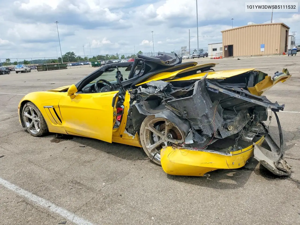 2011 Chevrolet Corvette Grand Sport VIN: 1G1YW3DW5B5111532 Lot: 59848896