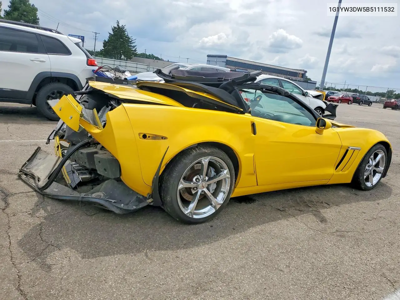 2011 Chevrolet Corvette Grand Sport VIN: 1G1YW3DW5B5111532 Lot: 59848896