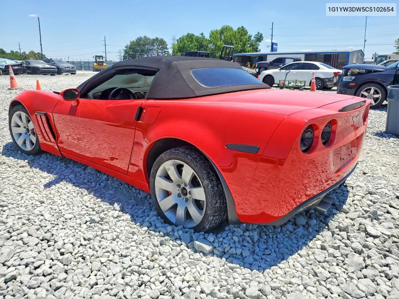 2012 Chevrolet Corvette Grand Sport VIN: 1G1YW3DW5C5102654 Lot: 57911336