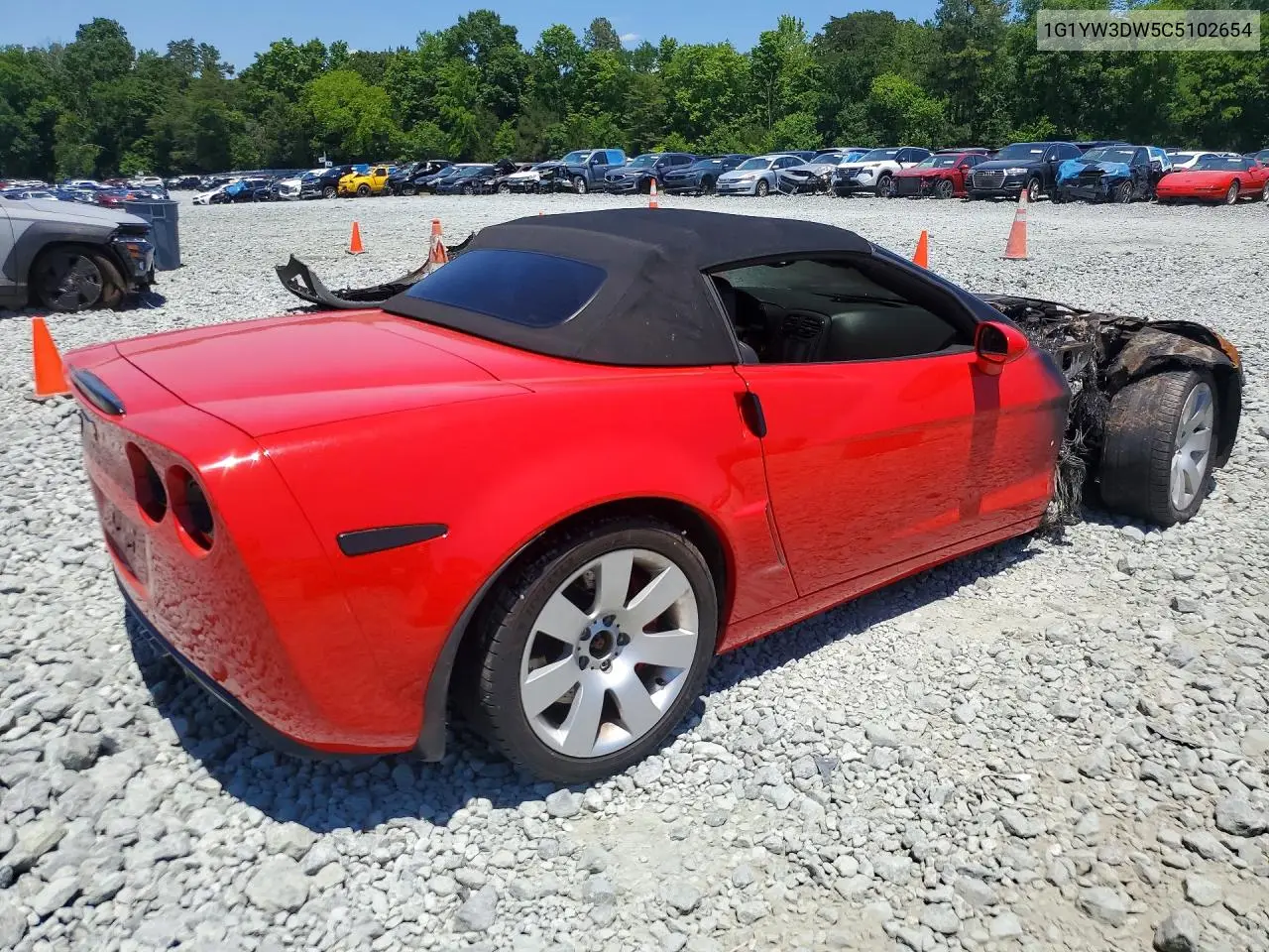 2012 Chevrolet Corvette Grand Sport VIN: 1G1YW3DW5C5102654 Lot: 57911336
