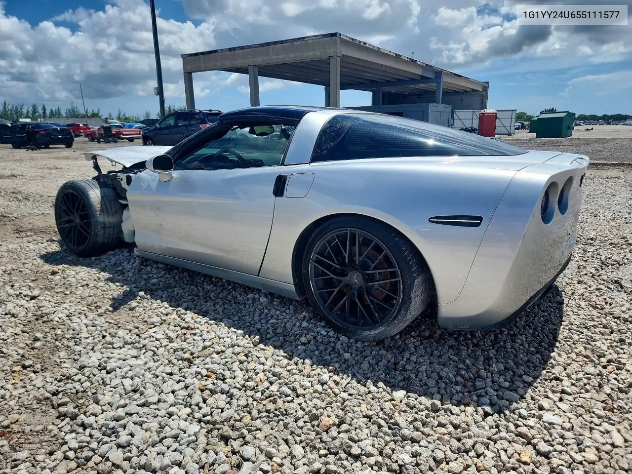 2013 Chevrolet Corvette VIN: 1G1YY24U655111577 Lot: 60307086