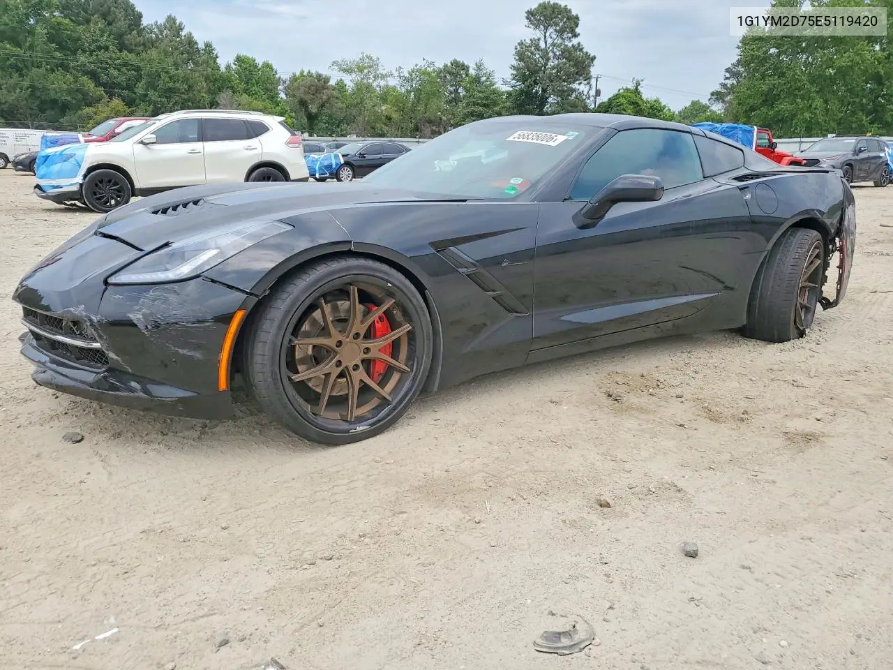 2014 Chevrolet Corvette Stingray Z51 3Lt VIN: 1G1YM2D75E5119420 Lot: 56835006