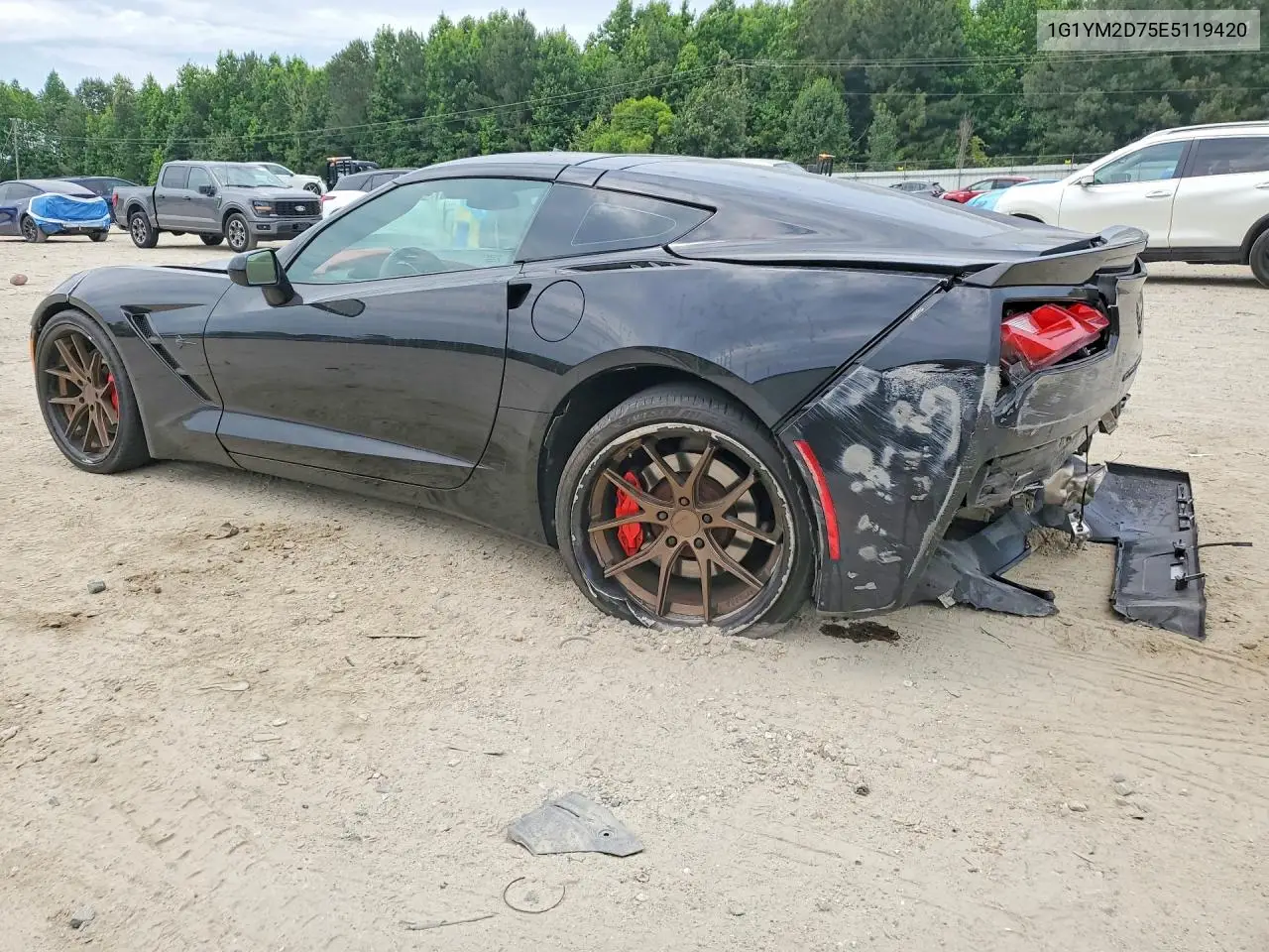 2014 Chevrolet Corvette Stingray Z51 3Lt VIN: 1G1YM2D75E5119420 Lot: 56835006