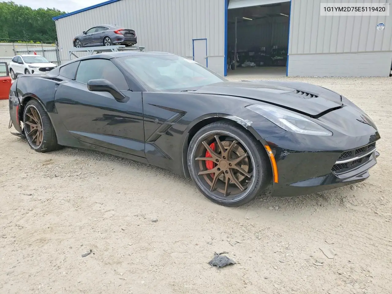 2014 Chevrolet Corvette Stingray Z51 3Lt VIN: 1G1YM2D75E5119420 Lot: 56835006