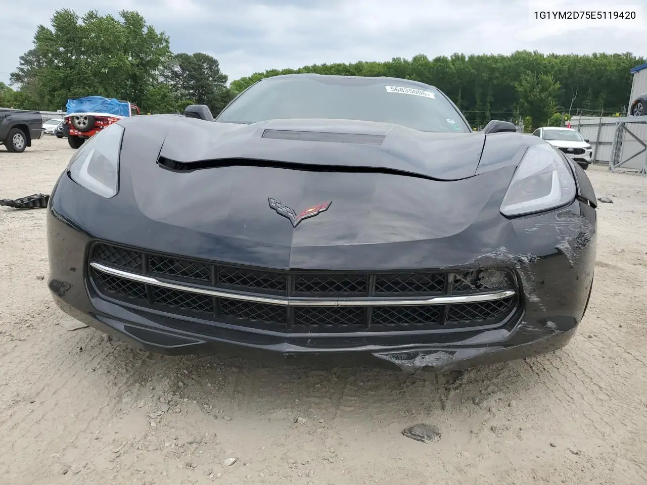 2014 Chevrolet Corvette Stingray Z51 3Lt VIN: 1G1YM2D75E5119420 Lot: 56835006