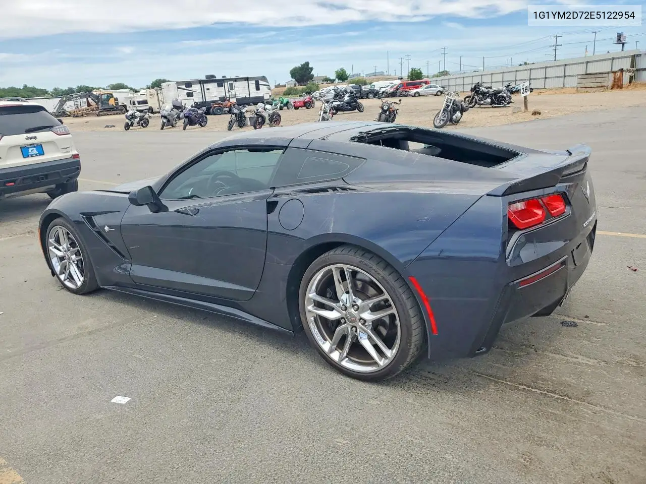 2014 Chevrolet Corvette Stingray Z51 3Lt VIN: 1G1YM2D72E5122954 Lot: 57343876